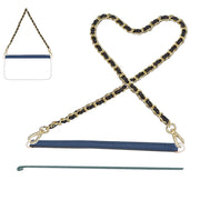 PU Wallet Insert + PU Chian Set Strap Turn Your Wallet Into a Chic Shoulder Bag