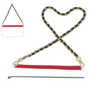 PU Wallet Insert + PU Chian Set Strap Turn Your Wallet Into a Chic Shoulder Bag