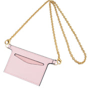 PU Wallet Insert and Gold Chain Set Turn Your Long Wallet Into a Chic Shoulder Bag