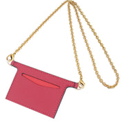 PU Wallet Insert and Gold Chain Set Turn Your Long Wallet Into a Chic Shoulder Bag