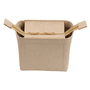 Suede Tote Bag Organizer Insert for All in BB Handbag Organizer Inserts