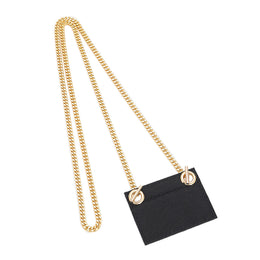 Turn Your Card Wallet Into a Chic Crossbody – Felt Wallet Insert + Chain Set for YSL Wallet