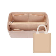 Felt Purse Organizer Insert for Muji Jute Bag Tote Handbag Insert Organizers