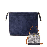 Suede Purse Organizer Insert for Tory Burch Bucket Shoulder Bag Organizer Inserts