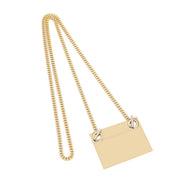 Turn Your Card Wallet Into a Chic Crossbody – Felt Wallet Insert + Gold Chain Set