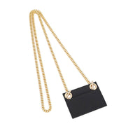 Turn Your Card Wallet Into a Chic Crossbody – Felt Wallet Insert + Gold Chain Set