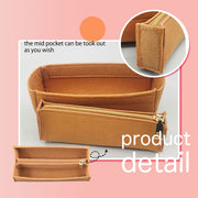 Felt Bag Organizer Insert for LV Papillon Trunk Shoulder Bag In Bag Organizer