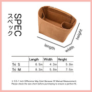 Purse Organizer Insert Organizer For Celine Triomphe Bucket Bag Felt Bag Organizer