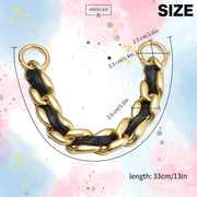 Metal Cross-Body Purse Strap Extender Handbag Shoulder Strap Extender Bag Chain Accessory