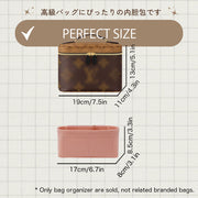 Felt Bag Organizer Insert for LV Vanity Shoulder Bag In Bag Organizer