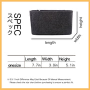 Felt Purse Organizer Insert for MLB Unisex Street Style Shoulder Bag Insert Organizers