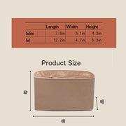 Purse Organizer Insert for LockMe Ever Waterproof Nylon with Zipper
