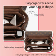 Felt Bag Organizer Insert for LV Pochette Métis Shoulder Bag Purse Inserts