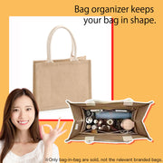 Felt Purse Organizer Insert for Muji Jute Bag Tote Handbag Insert Organizers
