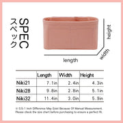 Felt Bag Organizer Insert for YSL Niki Shoulder Bag In Bag For Handbag Purse Organizer