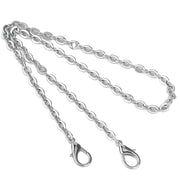 Classic Silver Chain Strap for Bags – Adjustable Replacement Shoulder Strap (60–120cm, 4 Styles)