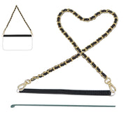 PU Wallet Insert + PU Chian Set Strap Turn Your Wallet Into a Chic Shoulder Bag