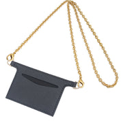 PU Wallet Insert and Gold Chain Set Turn Your Long Wallet Into a Chic Shoulder Bag