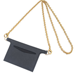 PU Wallet Insert and Gold Chain Set Turn Your Long Wallet Into a Chic Shoulder Bag
