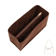 Suede Tote Bag Organizer Insert for Carry All Handbag Organizer Inserts