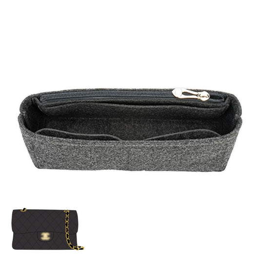 Flap Bag を内側から守る フェルトインナーバッグ