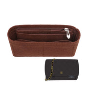 Purse Organizer Insert for Chanel WOC Shoulder Bag Organizer Felt Bag In Bag