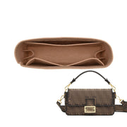 Felt Bag Organizer Insert for Fendi BAGUETTE Shoulder Bag In Bag Organizer