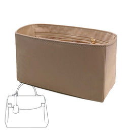 Purse Organizer Insert for LockMe Ever Waterproof Nylon with Zipper