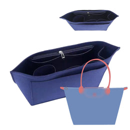 Purse Organizer Insert for Longchamp Tote Felt Handbag Organizer