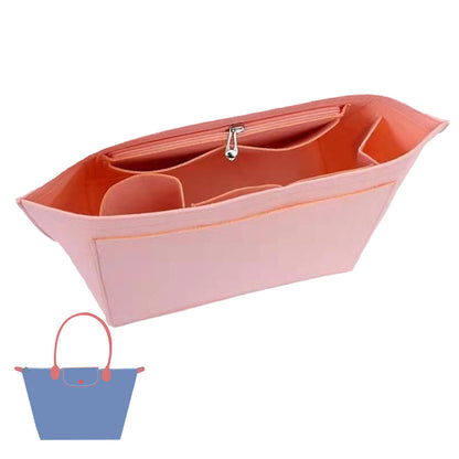 Longchampトートを美しく整える フェルトインナーバッグ