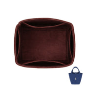Suede Tote Bag Organizer Insert for Picotin Handbag Organizer Inserts