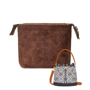 Suede Purse Organizer Insert for Tory Burch Bucket Shoulder Bag Organizer Inserts