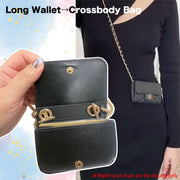 Nylon Wallet Insert + Chain Set Turn Your Wallet Into a Chic Shoulder Bag