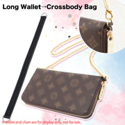 PU Wallet Insert Strap Turn Your Long Wallet Into a Chic Shoulder Bag