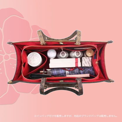 On The Go の型崩れを防ぐ フェルトインナーバッグ
