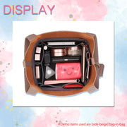 Suede Tote Bag Organizer Insert for Picotin Handbag Organizer Inserts