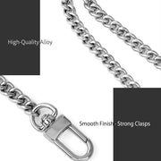 Classic Silver Chain Strap for Bags – Adjustable Replacement Shoulder Strap (60–120cm, 4 Styles)