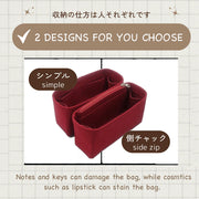 Felt Purse Organizer Insert for Chanel 22Bag Shoulder Bag Organizer