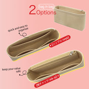 Purse Organizer Insert for Chanel WOC Shoulder Bag Organizer Felt Bag In Bag