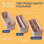 Purse Organizer Insert for Coach Tote Felt Fabric Totebag Organizer