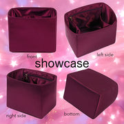 Purse Organizer Insert for Hermes Picotin Silk Handbag Organizer with Zipper