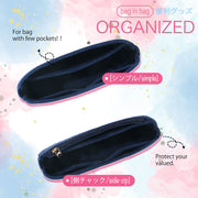 Suede Purse Organizer Insert for Sunset Handbag Organizer Inserts