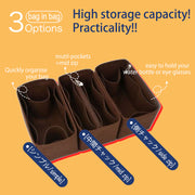 Felt Purse Organizer Insert for LV Speedy Handbag Organizer