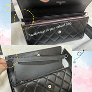 PU Wallet Insert Turn Your Long Wallet Into a Chic Shoulder Bag