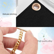 Turn Your Card Wallet Into a Chic Crossbody – Felt Wallet Insert + Chain Set for YSL Wallet