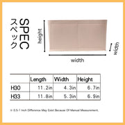 Purse Organizer Insert for Coach Tote Felt Fabric Totebag Organizer