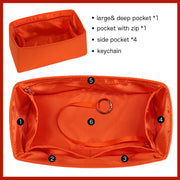 Purse Organizer Insert for Hermes Lindy HandBag Organizer with Zipper