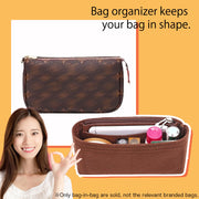 Felt Purse Organizer Insert for Pochette Crossbody Bag Insert Organizers