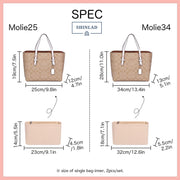 Felt Purse Organizer Insert for Mollie Tote Bag Organizer