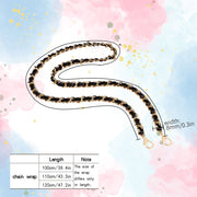 Nylon Wallet Insert + PU Chain Set Turn Your Long Wallet Into a Chic Shoulder Bag